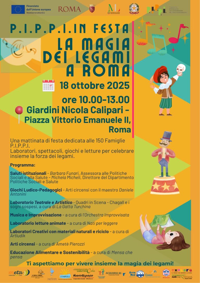 P.I.P.P.I in festa. La magia dei legami a Roma