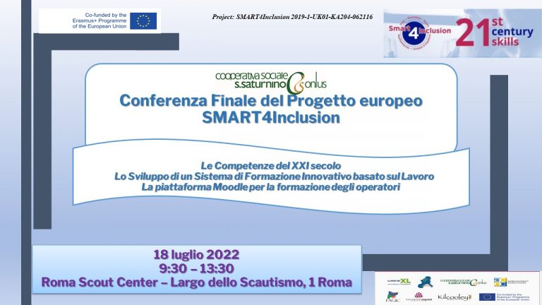 Conferenza Finale del progetto europeo SMART4Inclusion